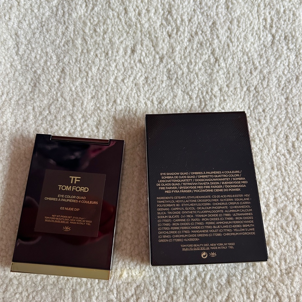 FINAL SALE Tom Ford Women Makeup Eye Color Quad - Nude Dip color - Picture 5 of 6